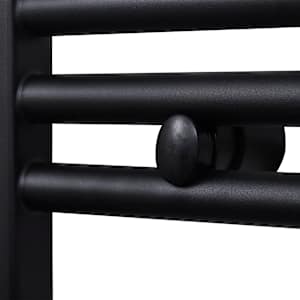 Černý žebříkový radiátor obloukový ústřední topení 500 x 1 160 mm - obrázek 4