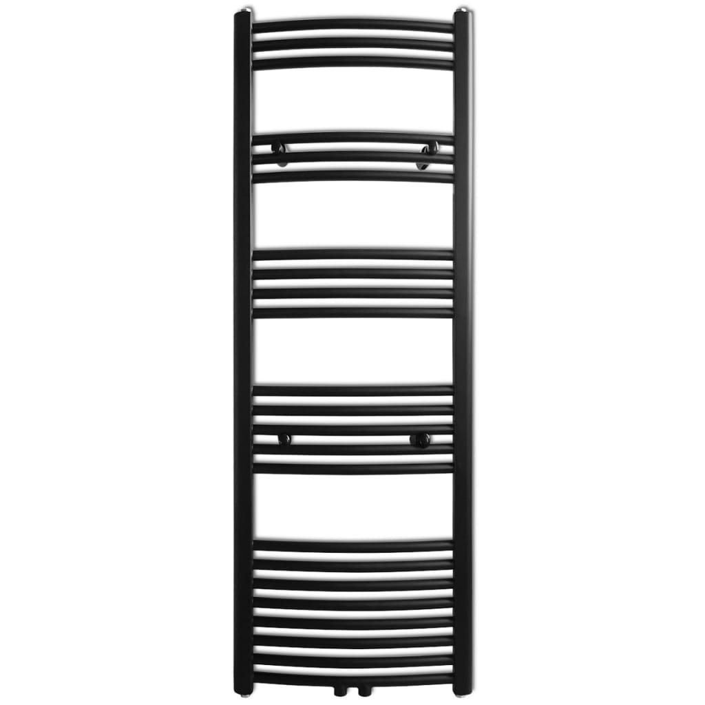 Kopalniški radiator z ukrivljenimi cevmi 500x1424 mm črn