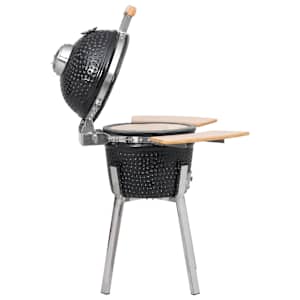 Kamado Zahradní gril a udírna keramický 33 cm - obrázek 4