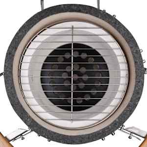 Kamado Zahradní gril a udírna keramický 33 cm - obrázek 6