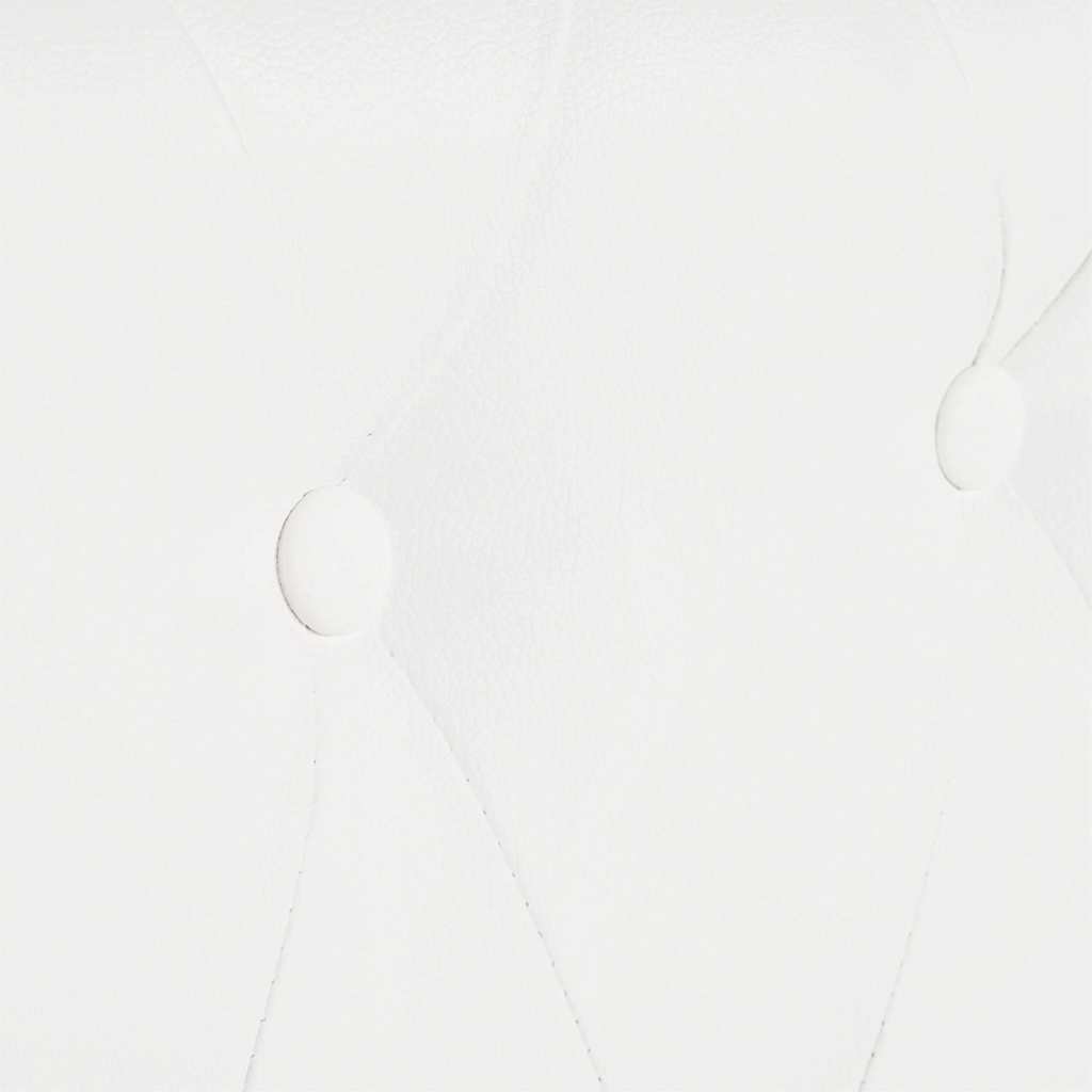 Canapé Chesterfield à 2 Places Cuir Synthétique Blanc VidaXL 16 width=274