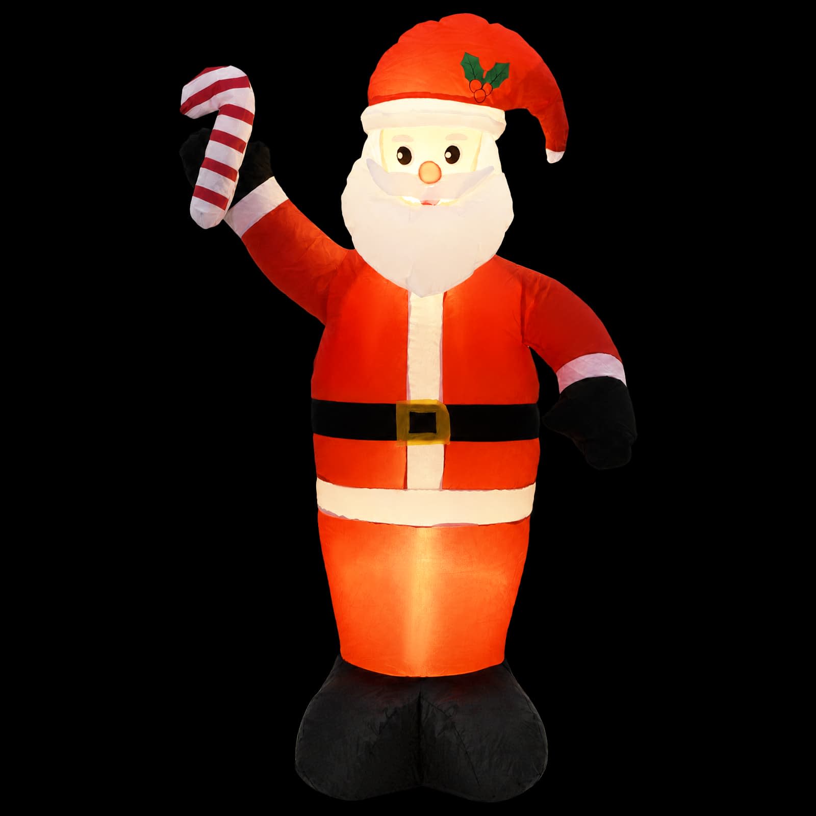 vidaXL Opblaasbare kerstman 120 cm rood, foto 4