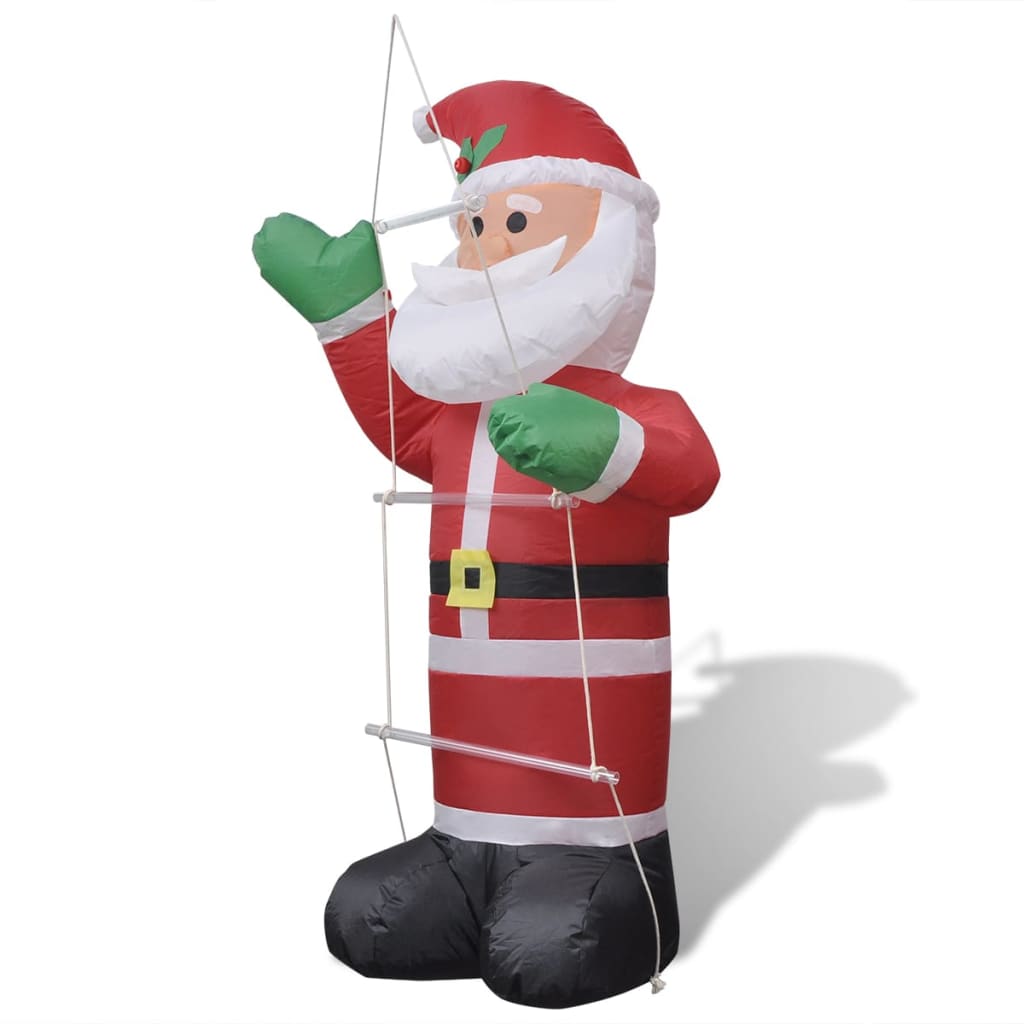Nafukovaci Santa Claus s rebríkom 120 cm
