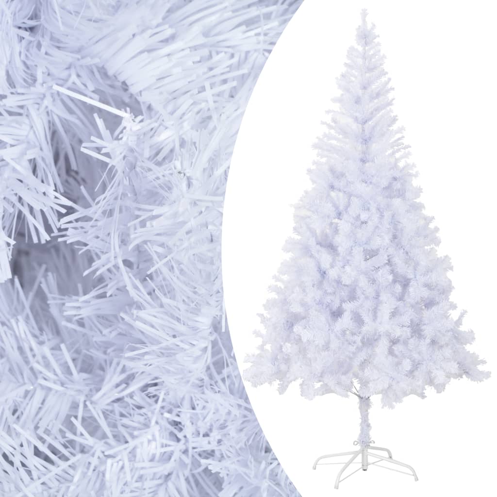 vidaXL Arbre de Noël artificiel et support acier 210 cm 1210 branches