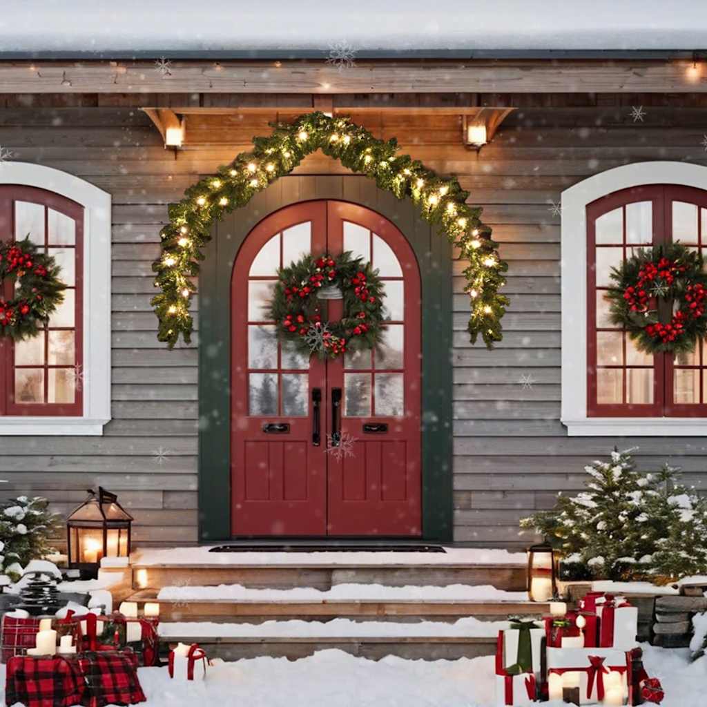 Thumbnail - vidaXL Weihnachtsgirlande mit LED-Lichtern 10 m