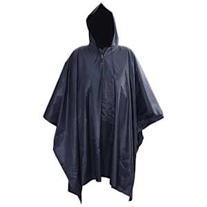 Waterproof Army Rain Poncho for Camping/Hiking Navy Blue