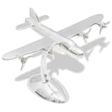 Décoration sous forme d'avion en aluminium pour bureau