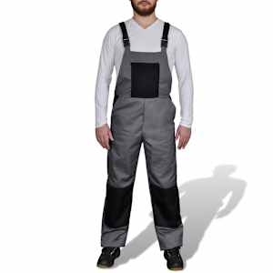 Mono de trabajo de color gris para hombres, talla XL