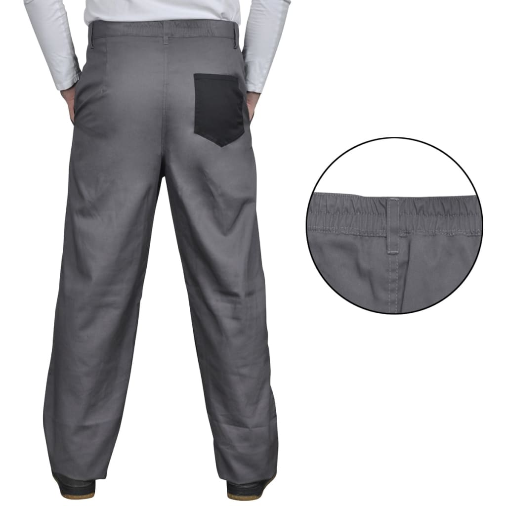 Pantalons de travail pour hommes Taille M Gris