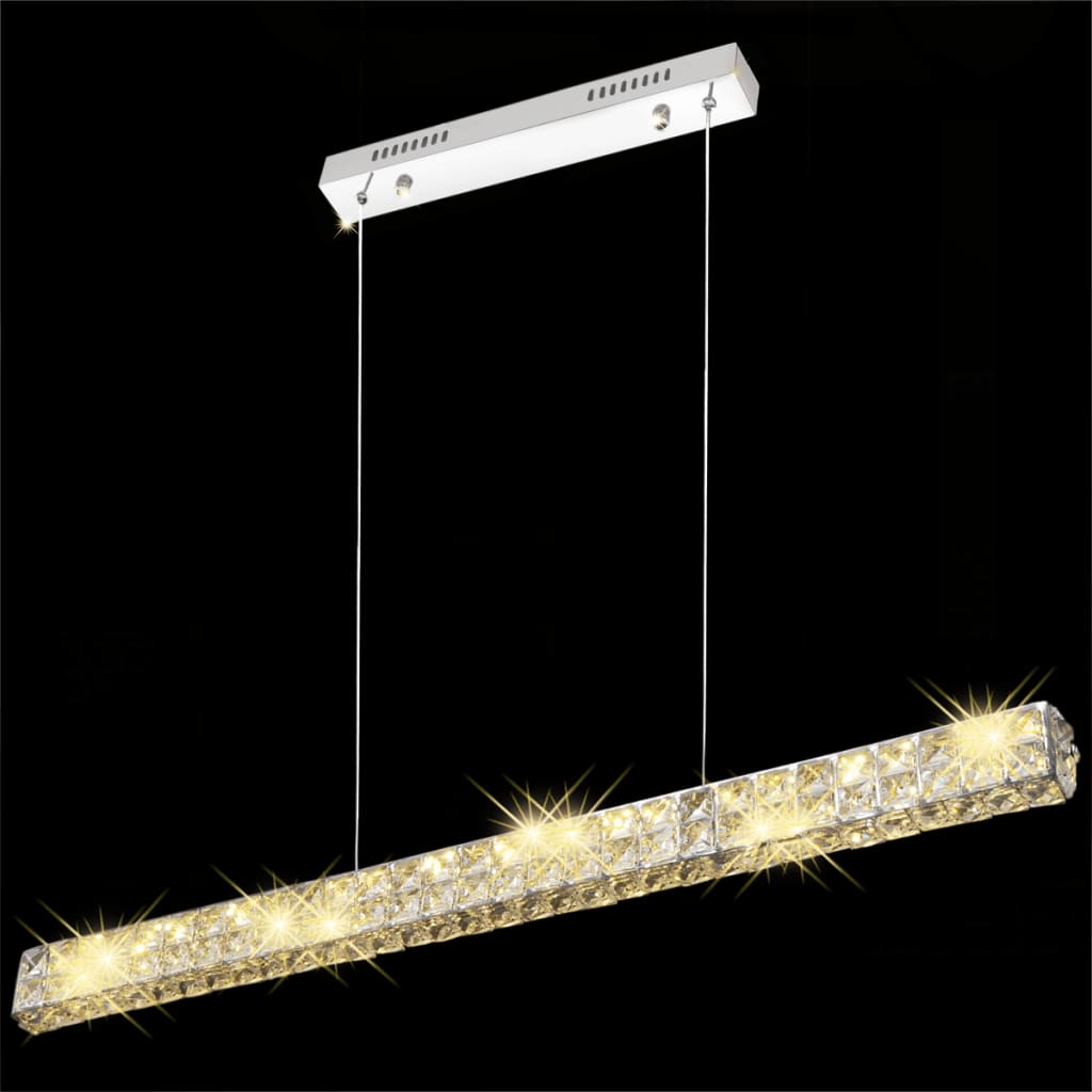 

vidaXL LED Hanglamp lange strook kristal 10 W