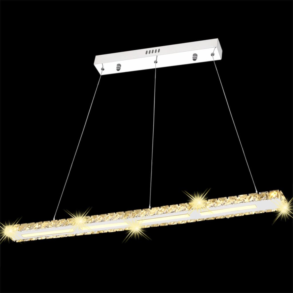 

vidaXL LED Hanglamp lange strook kristal 13 W