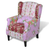 Patchwork Relax Armchair Floral Design