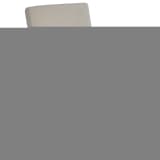 Cream Foldable Massage Recliner Artificial Leather