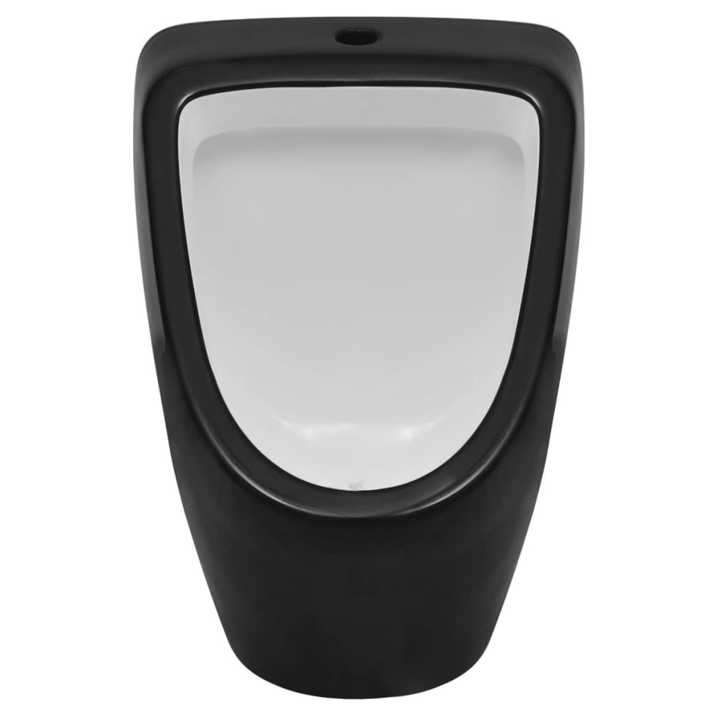 Black Wall Hung Bathroom Ceramic Urinal