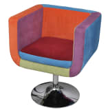 Patchwork Cube Chair Height Adjustable