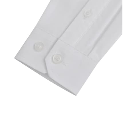 Shop Gutt Langermet Ensfarget Skjorte Hvit Strl 128 134 Gutt Langermet Ensfarget Skjorte Hvit Strl 128 134