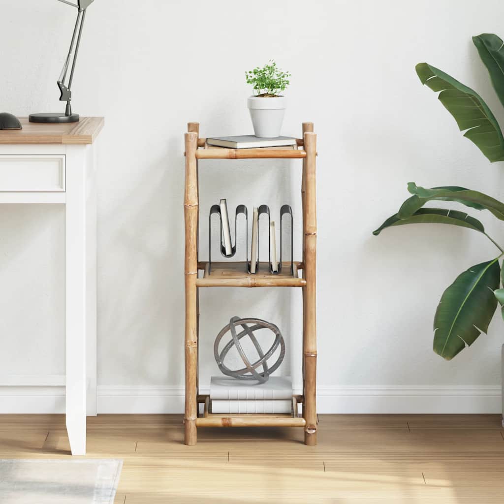 vidaXL Raft cu 3 niveluri patrate, bambus