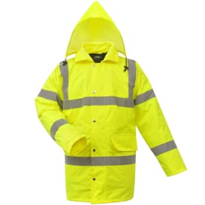 Olcsó vidaXL férfi fényvisszaverő poliészter kabát méret XXL Olcsó vidaXL férfi fényvisszaverő poliészter kabát méret XXL