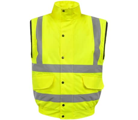 Olcsó vidaXL férfi fényvisszaverő poliészter kabát méret XXL Olcsó vidaXL férfi fényvisszaverő poliészter kabát méret XXL