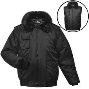 Shop vidaXL Mænd Pilotjakke Sort Størrelse XL Polyester | vidaXL Shop vidaXL Mænd Jakke Sort Størrelse XL Polyester | vidaXL