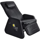 vidaXL Elektrisk Massagestol Zero Gravity konstläder svart