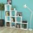  vidaXL fehér lépcsős könyvespolc/vitrines polc 142 cm termék 2. képe