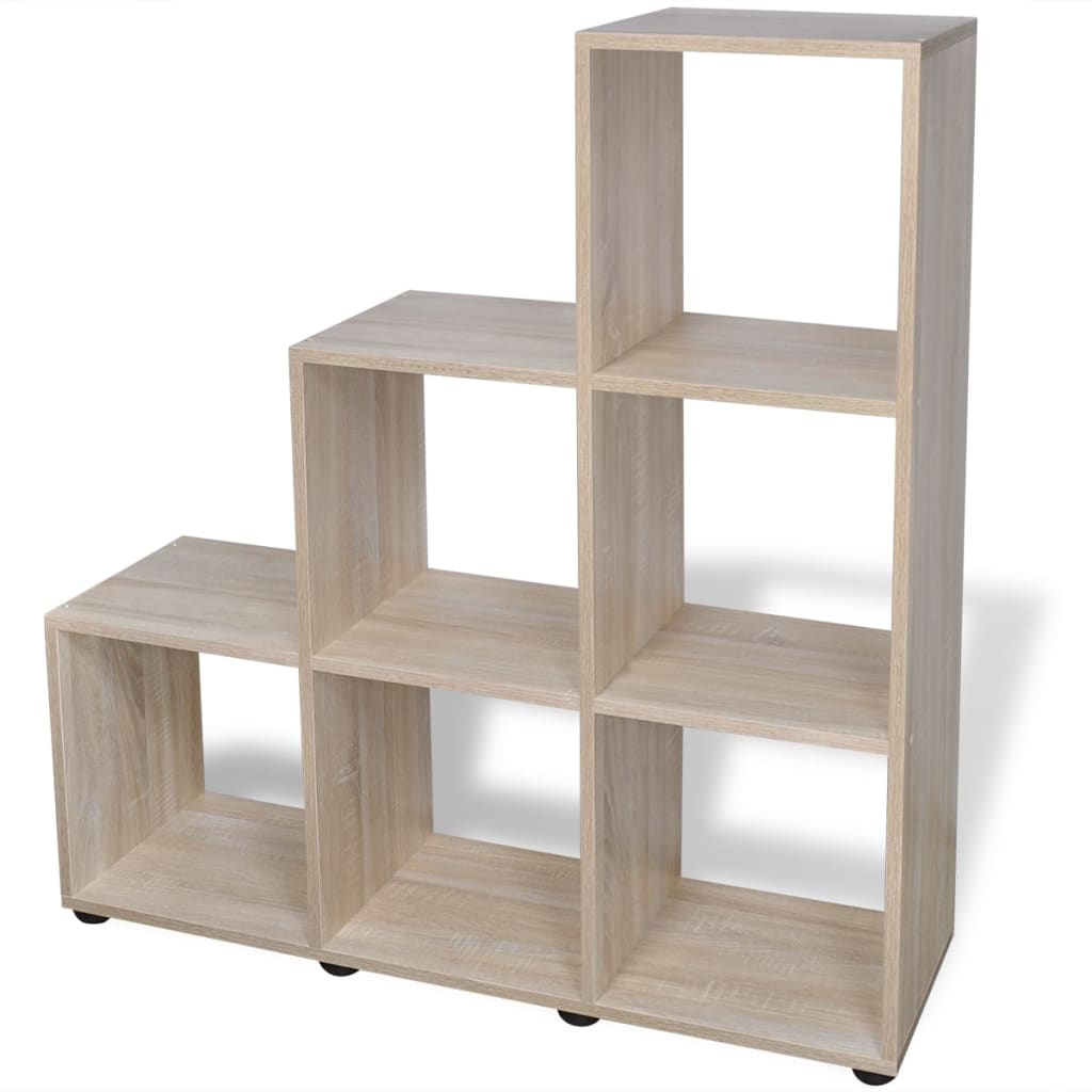 242553  Staircase Bookcase/Display Shelf 107 cm Oak