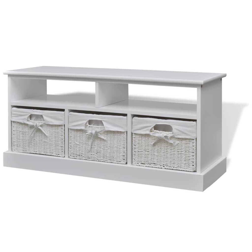 banc de stockage Aarau blanc