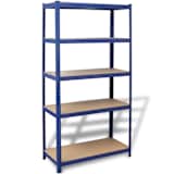 vidaXL Oppbevaringshylle 90x40x180 cm Stål