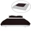  vidaXL Kétoldalú vattázott ágytakaró 170 x 210 cm bézs/barna termék 2. képe