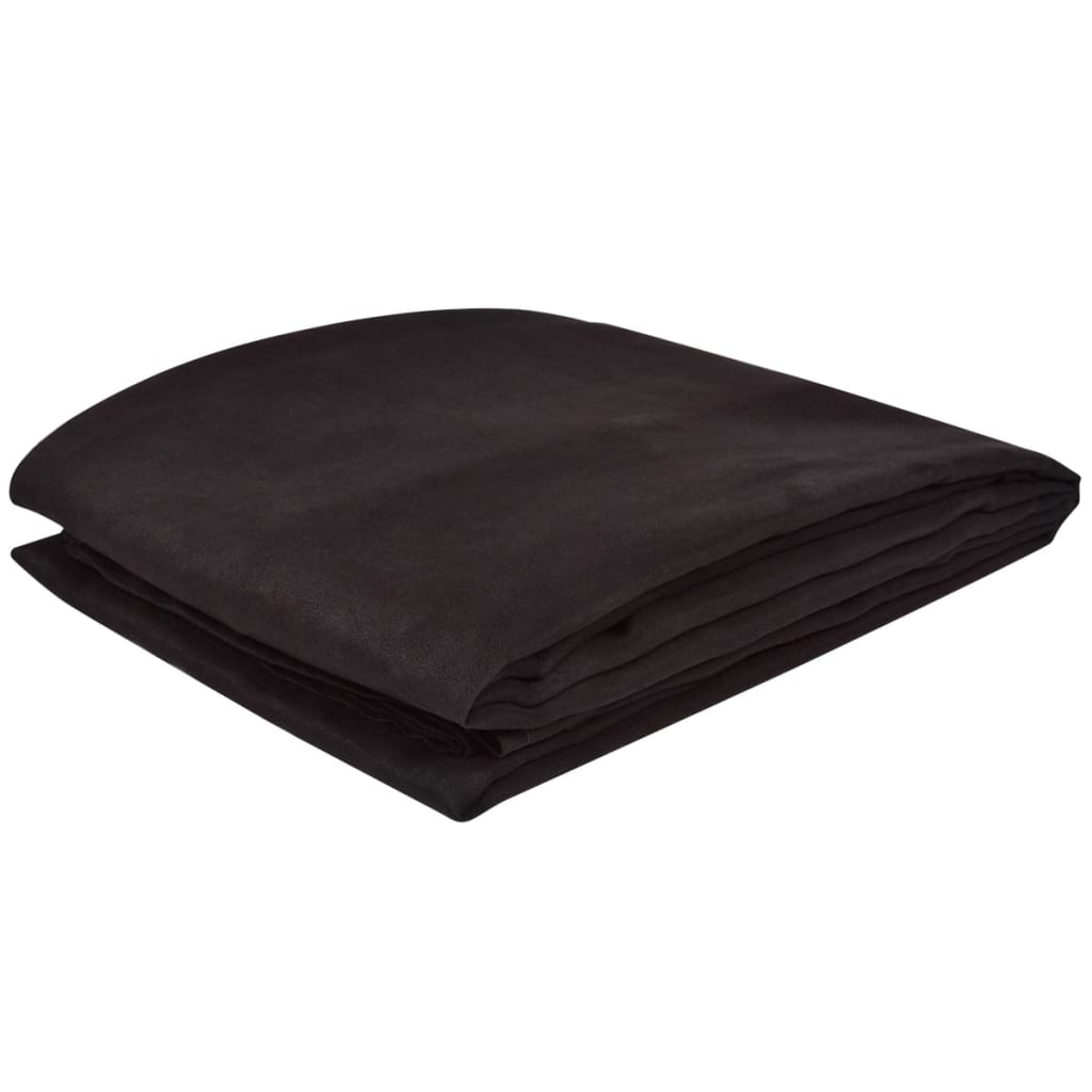 

vidaXL Bankhoes 270x350 cm microsuède bruin