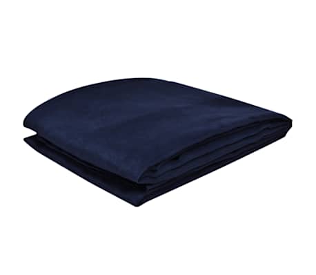Manta de sof&aacute; em microfibra azul marinho 270 x 350 cm