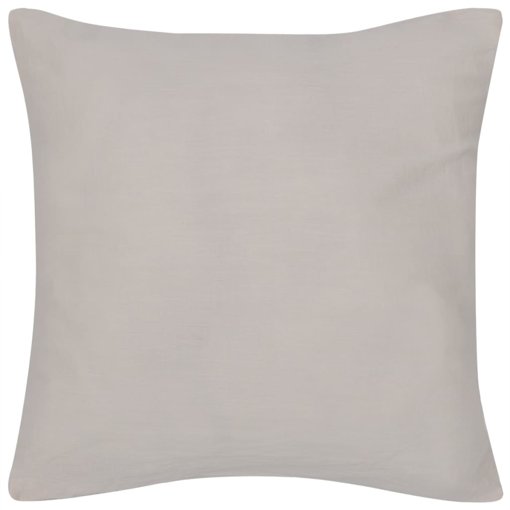 Petrashop 130911 4 Beige Cushion Covers Cotton 50 x 50 cm
