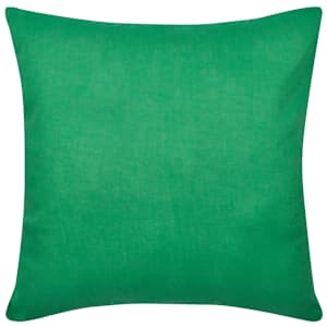 4 Gr&oslash;nne putetrekk, bomull 80 x 80 cm