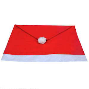 Potahy na opěradla židle 6 ks čepice Santa Clause - obrázek 4