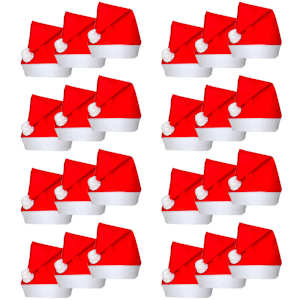 24 x Vánoční čepice Santa Claus