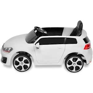 vidaXL Macchina Cavalcabile VW Golf GTI 7 Bianca 12 V con Telecomando