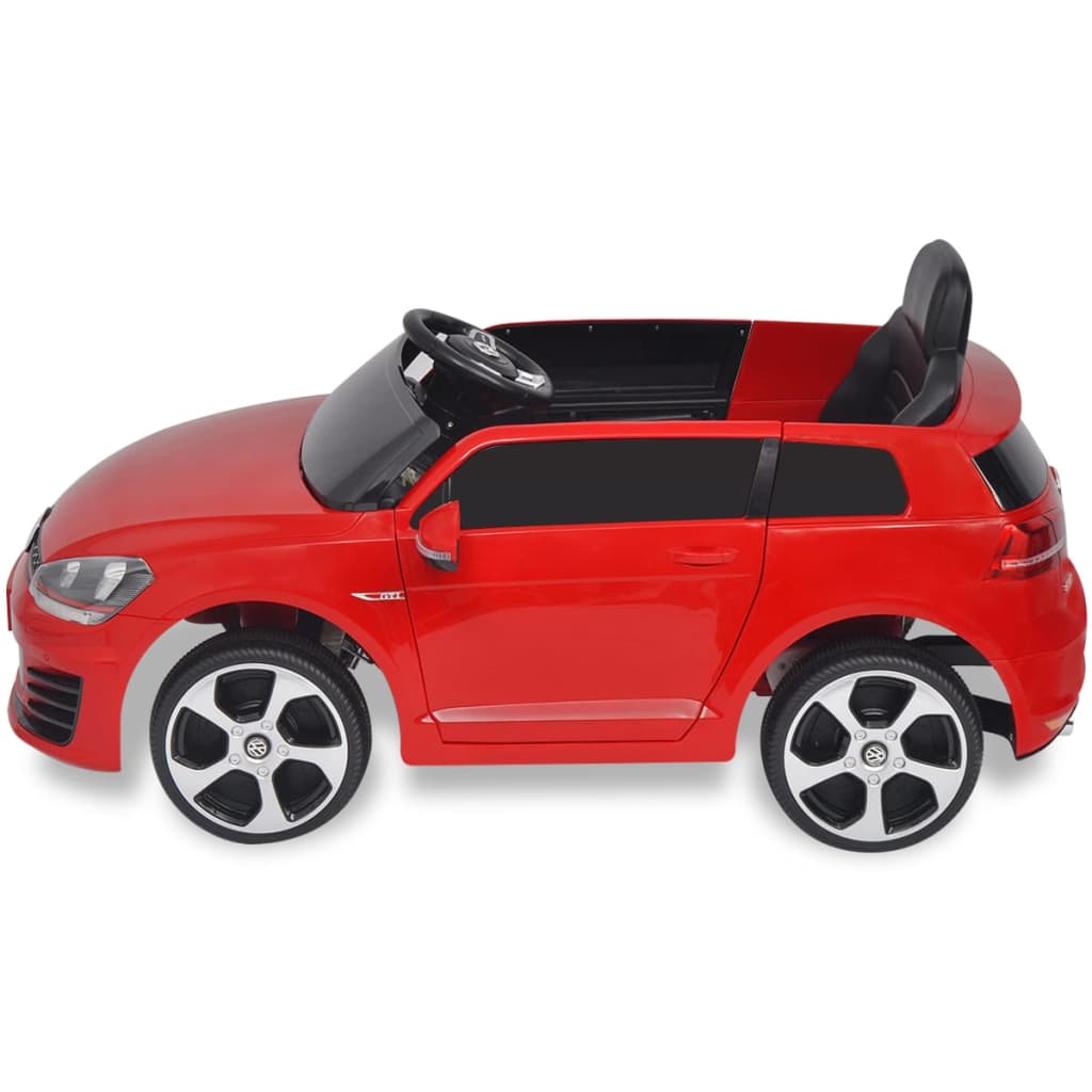 Kinderauto Elektroauto VW Golf GTI 7 rot 12 V mit Fernbedienung