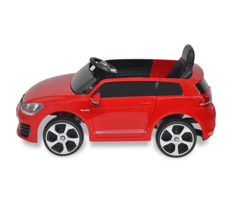vidaXL bērnu elektriskā mašīna VW Golf GTI 7, sarkana, 12 V, ar pulti