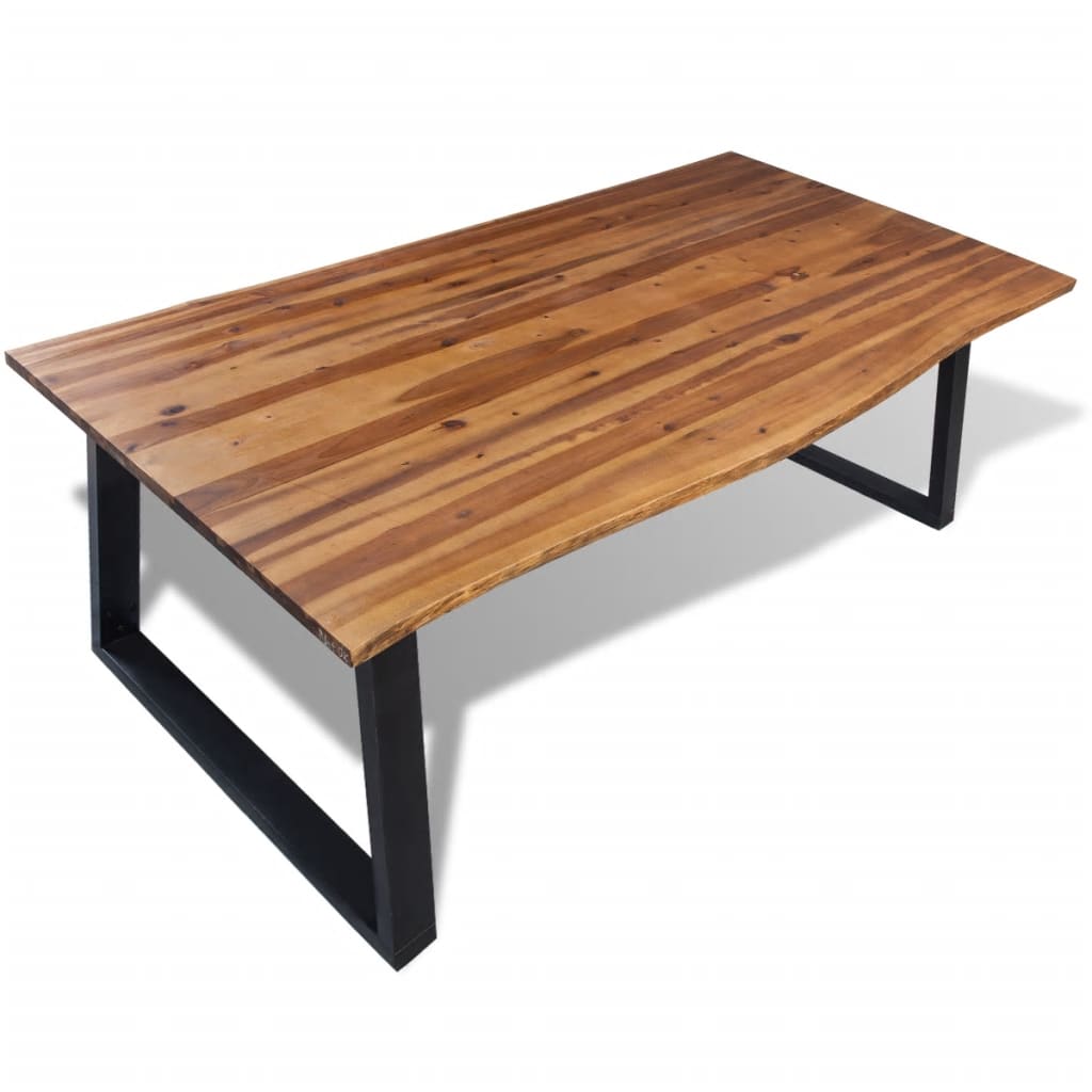 

vidaXL Massief acaciahouten eettafel 180x90cm