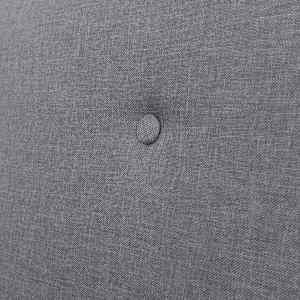 Sedací souprava 2 kusy textil světle šedá - obrázek 7