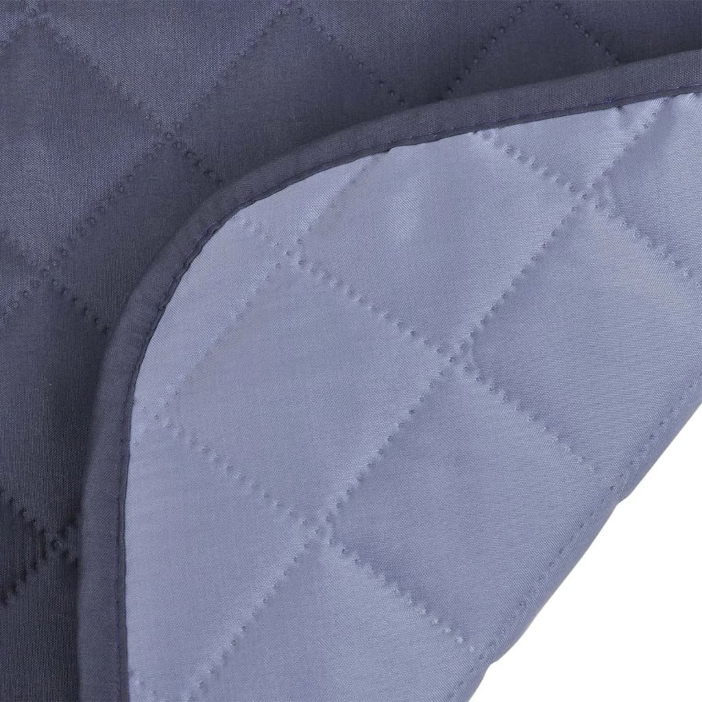 vidaXL sofabeskytter mikrofiber blå og lyseblå