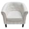 vidaXL Tub Chair White Faux Leather | vidaXL.com