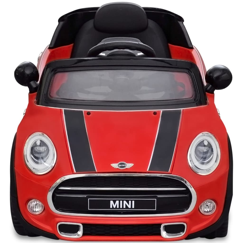 vidaXL Correpasillos Mini Cooper S rojo