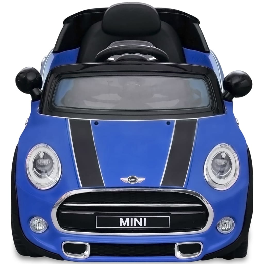 vidaXL Ride-on Elektromos kisautó Mini Cooper S kék