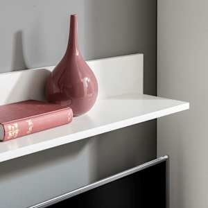 Labai Blizgi Balta 4 Dalių Sekcija su LED Apšvietimu