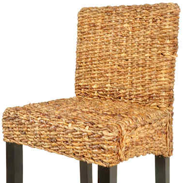 2 Marron Vidaxl De Pcs Bar Tabouret Abaca WDI29EYeH