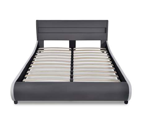 vidaXL Bed met matras + LED-verlichting in hoofdeinde 140 cm ... vidaXL Bed met matras + LED-verlichting in hoofdeinde 140 cm ...