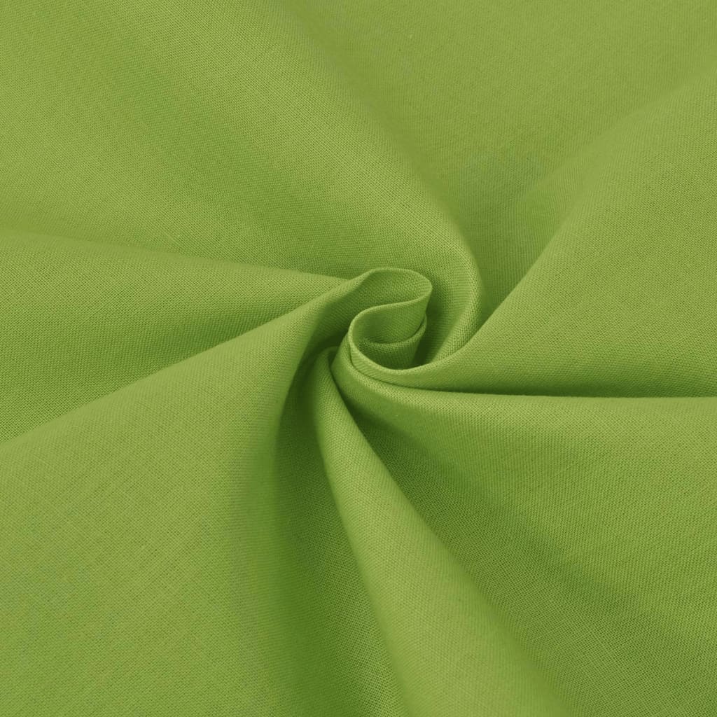 vidaXL Cotton Fabric 1.45x20 m Green
