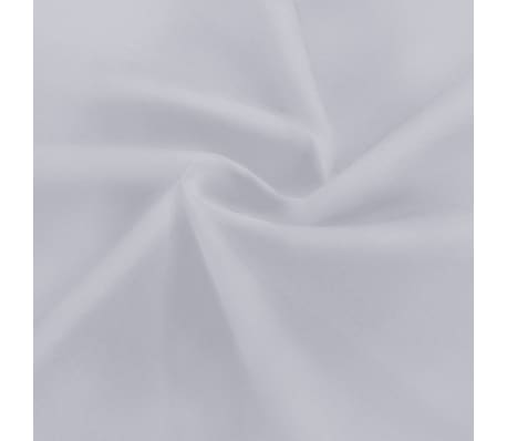 vidaXL bomuldsstof 1,45 x 20 m hvid